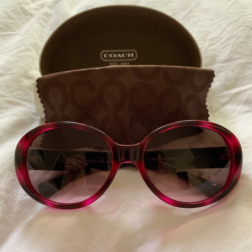 Authentic Coach sunglasses.